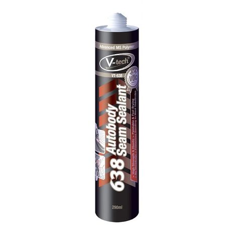 Autobody Sealant Adhesive 290ml | Fast Drying | High Strength & UV Resistant | Black by CW Brands