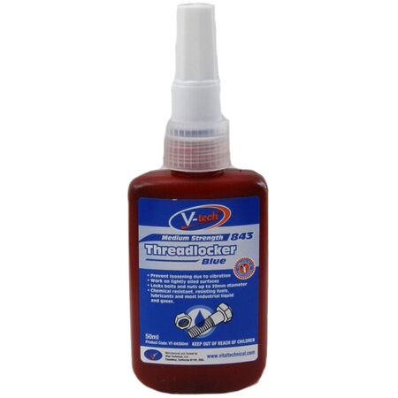 Threadlocker Blue 50ml | Medium Strength | Vibration Resistant | Chemical Resistant by CW Brands