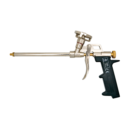 Economy Foam Gun | 190mm Length Barrel | Smooth Trigger Action & Flow Control | Silver by H.B Fuller