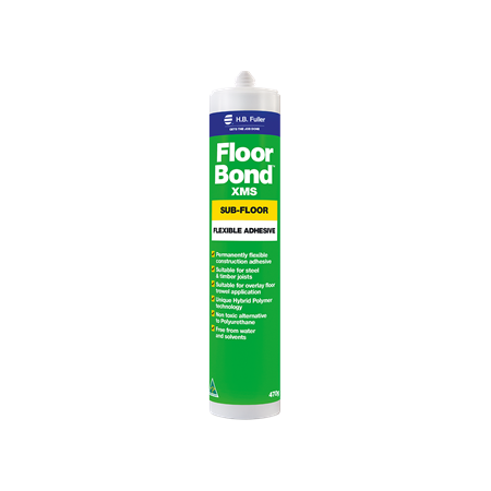 Floor Bond XMS Sub-Floor Adhesive | Permanently Flexible | High Strength | Tan by H.B Fuller