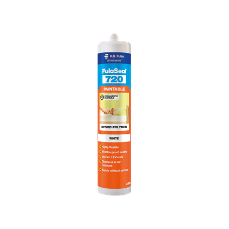 Paintable Hybrid Sealant 440g Cartridge | Waterproof & Flexible | ±25% Joint Movement by H.B Fuller