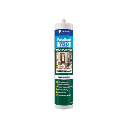 Multi-Purpose Silicone Sealant | Waterproof | ±25% Joint Movement | Neutral Cure | Translucent by H.B Fuller