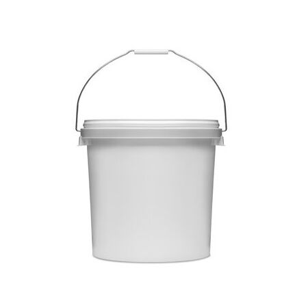 4L Premium Plastic Bucket | Durable Construction | Ideal for Paint Storage | CW Brands