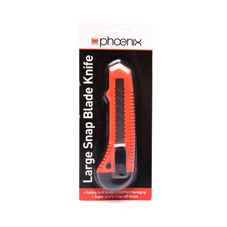 Utility Knife with Snap Blade Design & Quick Change Mechanism | Ergonomic Handle by CW Brands