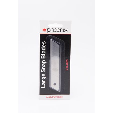 Large Snap Blades Pack of 5 | High-Quality Steel | Precision Cutting | User-Replaceable by CW Brands
