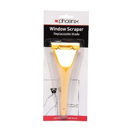 Window Scraper for Glass Surfaces | Replaceable Blades | Paint & Sticker Removal | CW Brands