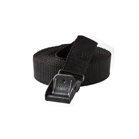 Lashing Strap 3.55M x 25MM | Steel Buckles & UV-Resistant | 10 Pack | Black by CW Brands