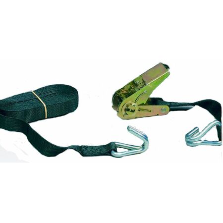Ratchet Strap 5m x 25mm with Hooks | Heavy-Duty Mechanism & UV-Resistant Material | 2PC by CW Brands