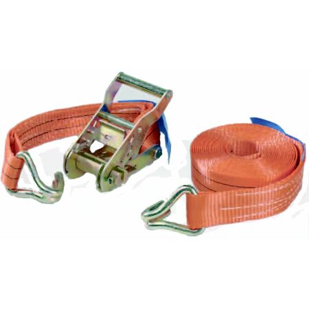 Heavy Duty Ratchet Strap 5m x 35mm | 2500kg Load Capacity | UV-Resistant & Steel Buckles by CW Brands