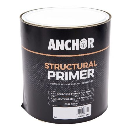 Structural Primer Red 4LT | Zinc Phosphate | Fast Drying | 6 Months Protection by CW Brands