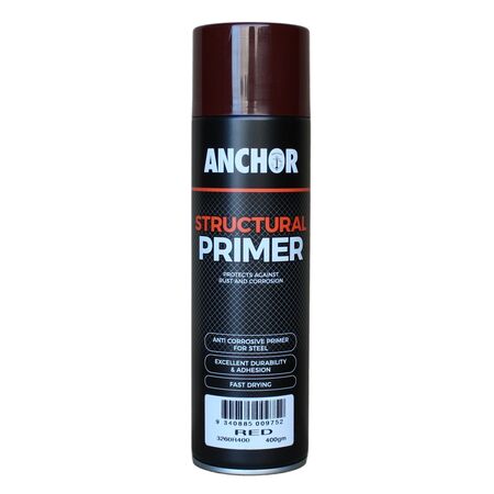Structural Primer Red 400GM | Zinc Phosphate | Fast Drying | 6 Months Protection by CW Brands