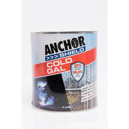 Cold Galvanising Paint 4 Litres | 93% Zinc Content | Fast Drying | Corrosion Resistant by CW Brands