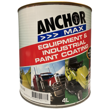 Fast Drying Enamel Paint | 4L Volume | High-Quality Finish & Machinery Oil Resistance | Orange by CW Brands