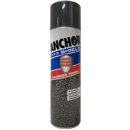 Hammer Finish Spray Paint 400g | Durable Protective Coating | Slip Resistant | Charcoal by CW Brands