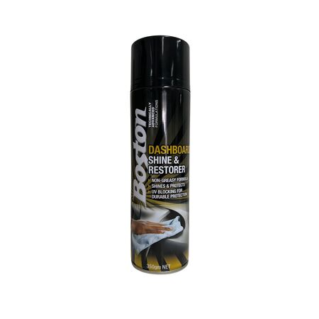 Dashboard Shine and Restorer | Aerosol Dressing | Restores Plastic, Vinyl & Chrome | Easy Spray Application | CW Brands