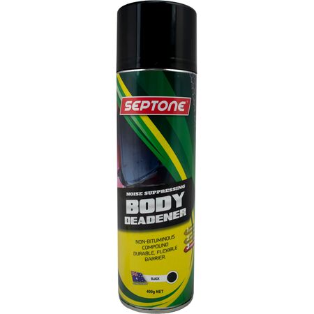 Body Deadener Aerosol | Texturized Black Finish | Soundproofing & Corrosion Resistance | 400g by CW Brands