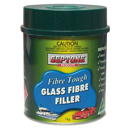 Glass Fibre Filler 1kg | High-Strength & Waterproof | Fast Setting by CW Brands