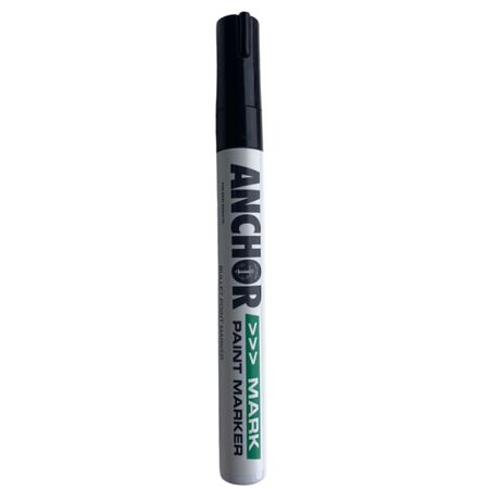 Paint Marker with Reversible Nib & Xylene Free Ink | Durable & Versatile | Black by CW Brands