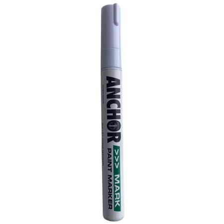 White Paint Marker with Reversible Nib & Xylene Free Ink | High Visibility | Durable by CW Brands