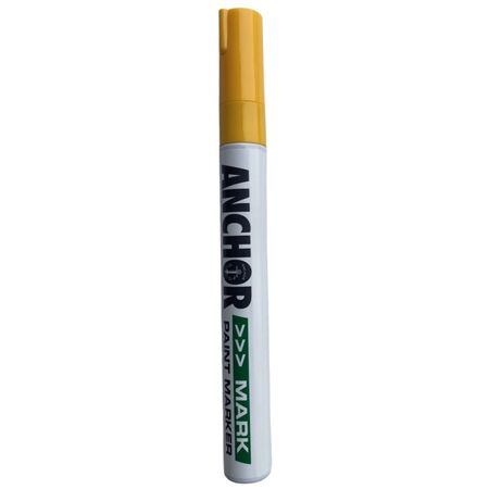 Yellow Paint Marker | Reversible Nib & Xylene Free Ink | High Visibility by CW Brands