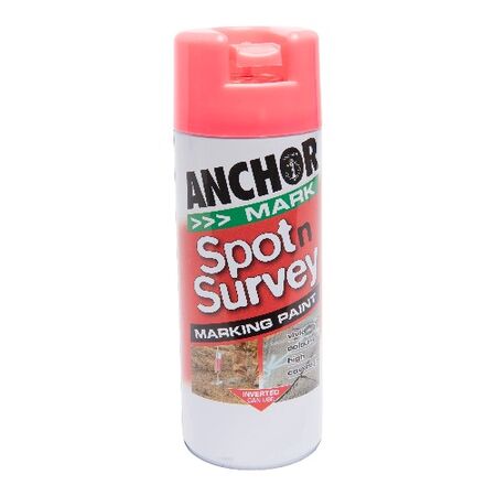 Survey Marking Spray | High-Visibility Red Fluorescent | Easy Application | Non-Toxic Formula by CW Brands