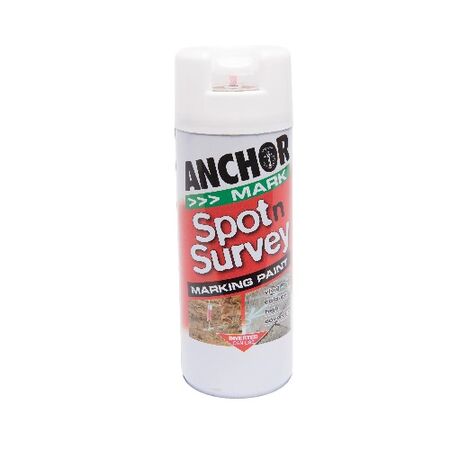 Survey Marking Spray | High-Visibility | Non-Toxic Formula | Quick-Drying | White by CW Brands