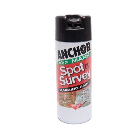 High-Visibility Marking Spray | 350gm | Durable & Multi-Surface Use | Black by CW Brands