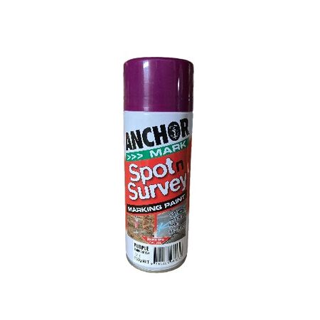 Survey Marking Spray | Purple Fluorescent | High-Visibility & Easy Application | 350gm by CW Brands