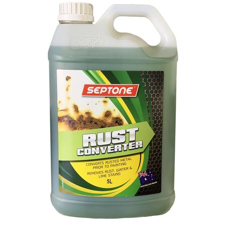 Rust Converter 5L | Concentrated Phosphoric Acid Formula | Converts Iron Oxide to Iron Phosphate | Ideal for Metal Surfaces by CW Brands