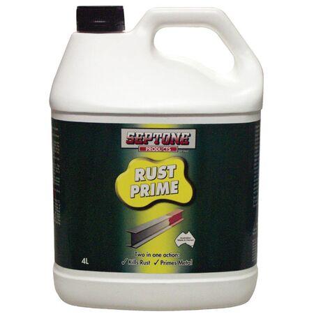 Rust Converter Primer 4L | Water-Based Formula | Inert Black Compound | Temporary Rust Protection by CW Brands