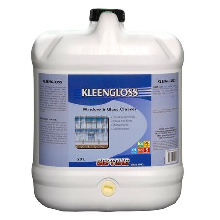 Glass Cleaner Concentrate 20L | Ammonia Free | Streak-Free Finish | Quick Drying by CW Brands