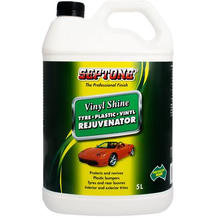 Vinyl Shine Tyre Rejuvenator | High Gloss Finish | Silicone Polymer Protection | 5L by CW Brands