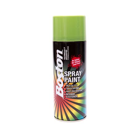 Lime Green Spray Paint 250GM | Quick Drying | Rust Prevention | Lead Free by CW Brands