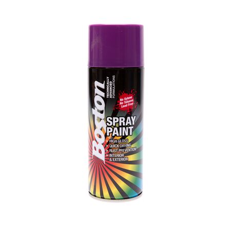 Spray Paint Plum Purple 250gm | Quick Drying | Rust Prevention | Lead-Free by CW Brands