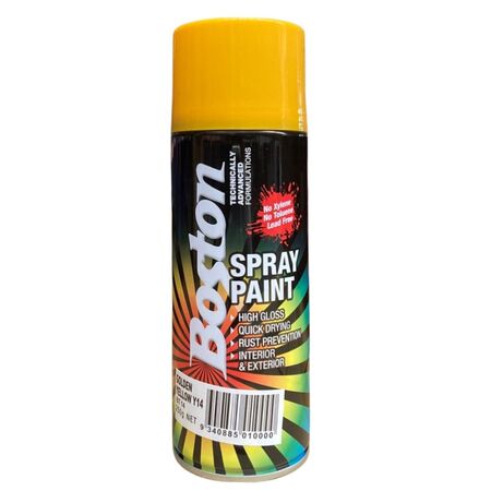 Golden Yellow Spray Paint | Quick Drying Formula | Rust Prevention | 250gm by CW Brands