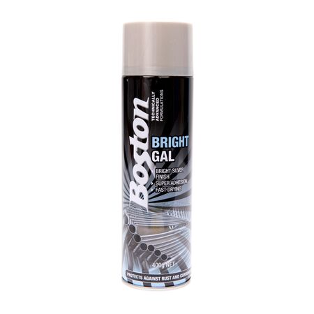 Galvanizing Paint 400GM | Bright Silver Finish | Rust Protection | Industrial & Marine Use by CW Brands