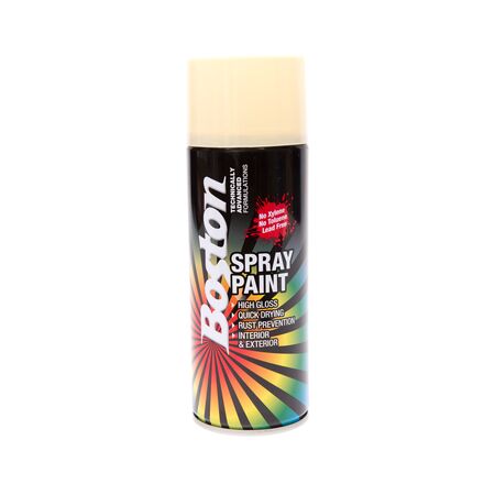 Cream Spray Paint 250gm | Quick Drying | Rust Prevention | Lead Free by CW Brands