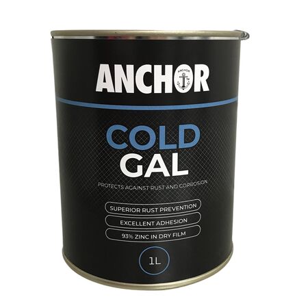 Cold Galvanizing Paint 1LT | Heat Resistant up to 500°C | Weld Through Conductive Layer | Corrosion Protection by CW Brands