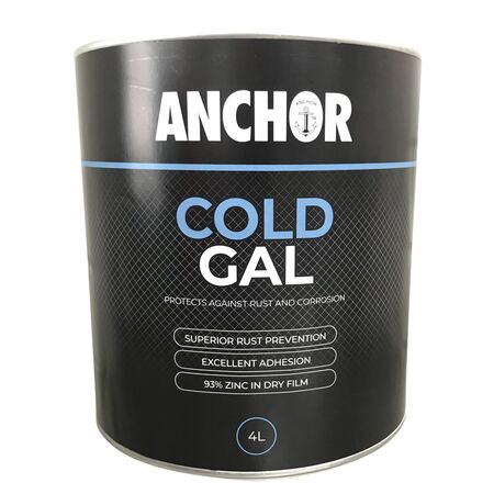 Cold Galvanizing Paint 4LT | Heat Resistant Up to 500°C | Corrosion Protection & Weld Through | CW Brands