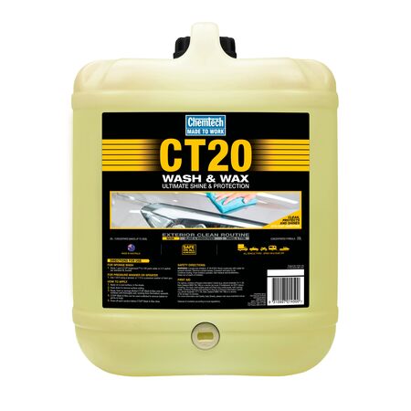Car Wash and Wax Concentrate | Biodegradable Formula | Rust Inhibitor | Streak-Free Finish | 20L by CW Brands