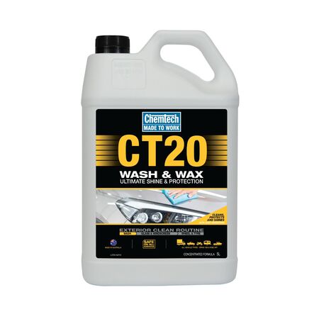 Car Wash and Wax 5L | Concentrated Formula | Rust Inhibitor & Streak-Free Shine by CW Brands