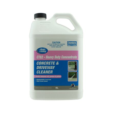 Concrete Cleaner & Degreaser | Removes Oil, Grease & Grime | 5L Container by CW Brands