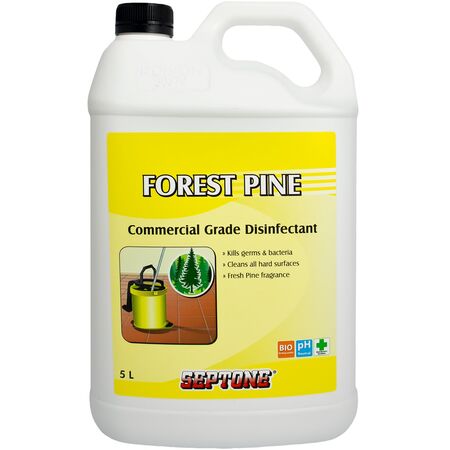 Commercial Grade Disinfectant 5L | Liquid Quaternary Ammonium | Pine Fragrance | Biodegradable by CW Brands
