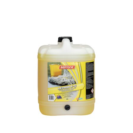 Commercial Grade Disinfectant 20L | Concentrated Formula | Fresh Lemon Fragrance | Safe on Hard Surfaces by CW Brands