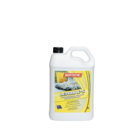 Commercial Grade Disinfectant 5L | Concentrated Formula | Fresh Lemon Fragrance | Safe on Multiple Surfaces by CW Brands