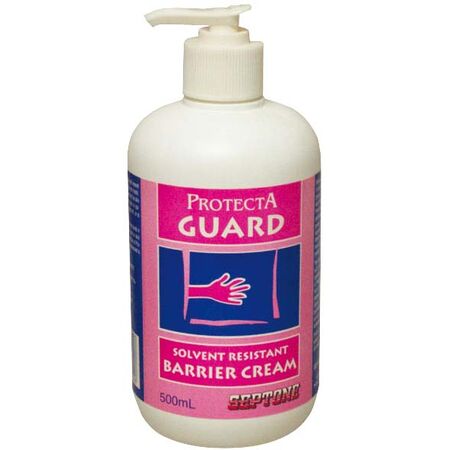 Solvent Resistant Barrier Cream | Non-Greasy & pH Controlled | Protects Against Oils & Greases | 500ml by CW Brands