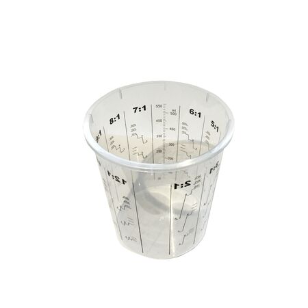 Mixing Cup 650ml | Durable Plastic | Calibrated Measurement Markings | Reusable Design by CW Brands