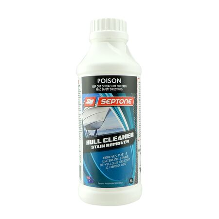 Hull Cleaner & Stain Remover 1L | Acid-Based Formula | Biodegradable Surfactant | Rust Inhibitor by CW Brands
