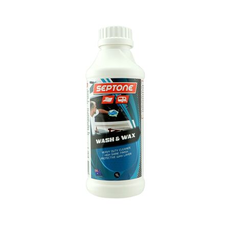 Boat Wash & Wax Cleaner | Heavy Duty Formula | pH Neutral & Protective Wax Layer | 1L by CW Brands