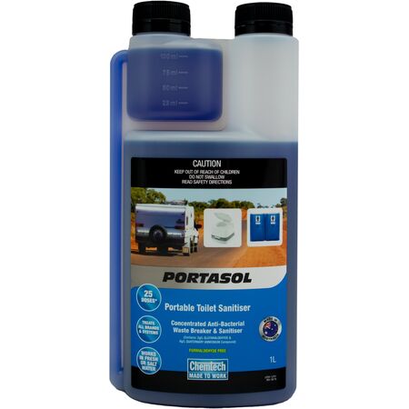 Portable Toilet Sanitiser 1L | Anti-Bacterial Formula | Neutralises Odours | Pleasant Fragrance by CW Brands